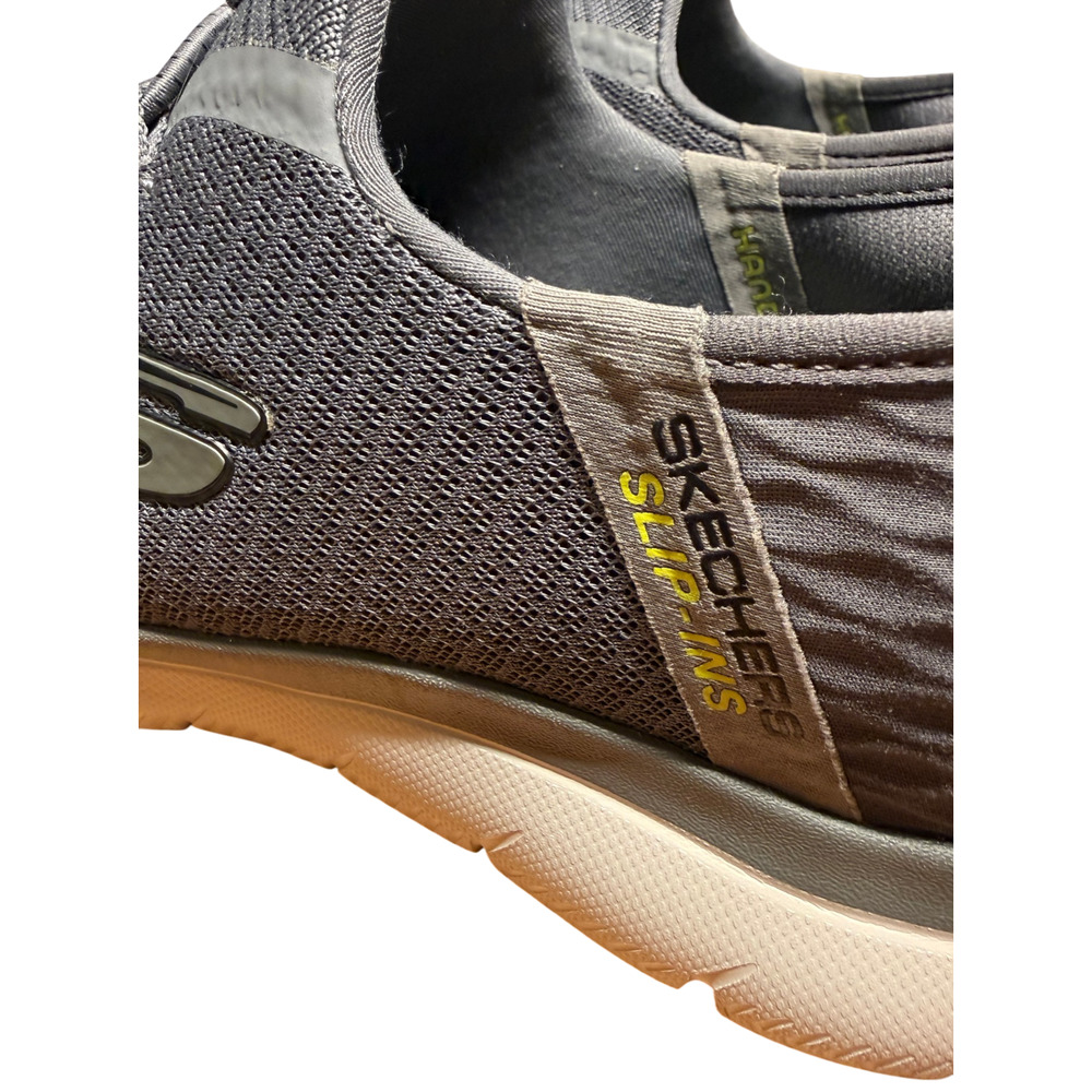 Skechers Slip-Ins Summits High Range Men's Size 9 Charcoal Hands Free Shoes - Picture 9 of 16